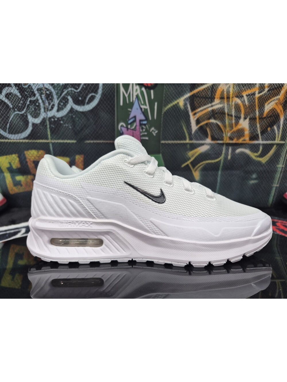 Nike Air Max Bia Womens Size 8.5w And Mens Size Size 7m White Running Sneakers - Picture 3 of 7